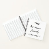 Family Adventures Modern Minimal Design Notitieboek (Binnen)