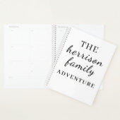 Family Adventures Modern Minimal Design Planner (Display)