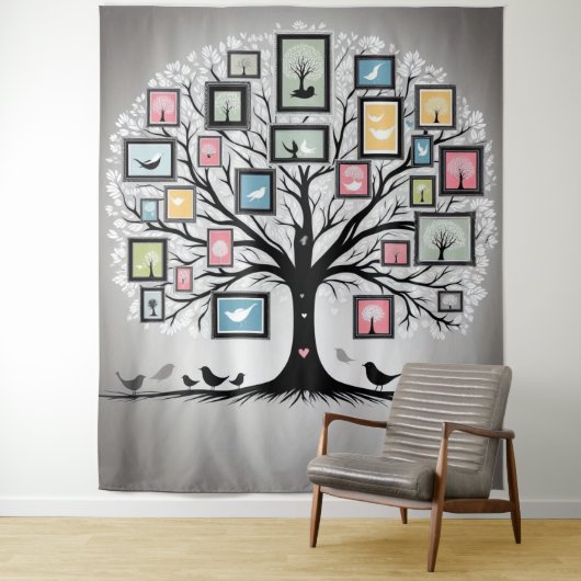 Family Afbeelding Tree 02 Wandkleed (In situ)