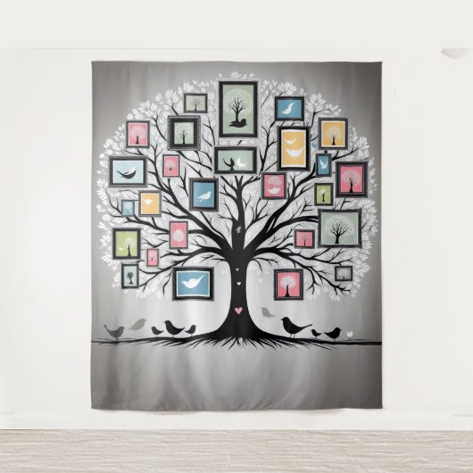 Family Afbeelding Tree 02 Wandkleed (Voorkant)