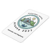 Family Alaska Cruise door marker Magneet (Linkerzijde)
