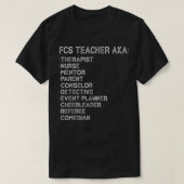 Family and Consumer Science Teacher - Funny FACS T T-shirt (Design voorkant)