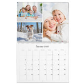 Family and Friends Gray Multi Photo Calendar Kalender (Jan 2026)
