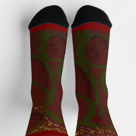 Family Art Mismatched Crew Socks Sokken