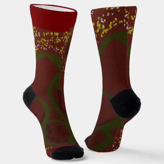 Family Art Mismatched Crew Socks Sokken (Gebogen)