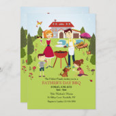 Family BBQ Uitnodiging (Voorkant / Achterkant)