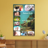 Family Beach Dream 0026 Originele kunst Canvas Afdruk (Insitu (Woonkamer))