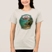 Family Beach Dream 0026 Tri-Blend Shirt (Voorkant)