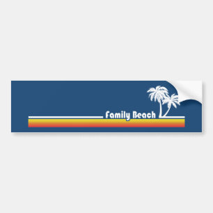 Family Beach South Carolina Bumpersticker