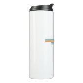 Family Beach South Carolina Sun Palm Trees Thermosbeker (Gedraaid links)