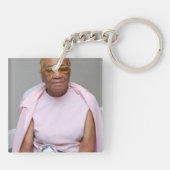 FAMILY BEAUTY- SQUARE KEYCHAIN (Achterkant)