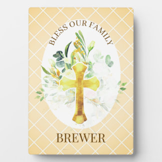 Family Blessing Christian Gift Plaque Fotoplaat