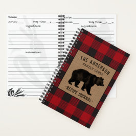 Family Cabin Beer Red Pset Mini Recipe Journal Notitieboek