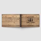Family Cabin Rustic Wood - Aangepast Gastenboek (Volledig)