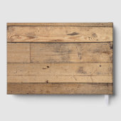 Family Cabin Rustic Wood - Aangepast Gastenboek (Achterkant)