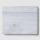 Family Cabin Rustic Wood Personalized  Gastenboek (Achterkant)