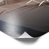 Family Calligraphy Script Photo Template Foto Afdruk (Hoek)