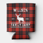 Family Camp Cunningham Scottish tartan lumberjack Blikjeskoeler (Voorkant)