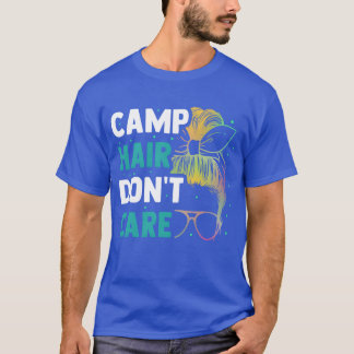 Family Camping Camp Hair Camper friend T-shirt