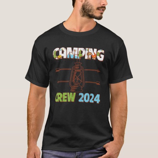 Family Camping Trip Matching Family Camper Camping T-shirt (Voorkant)