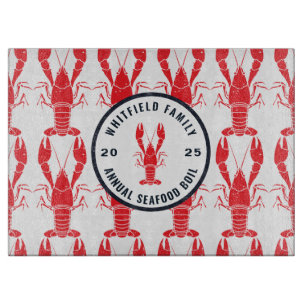 Family Celebration Lobster Boil Custom Snijplank