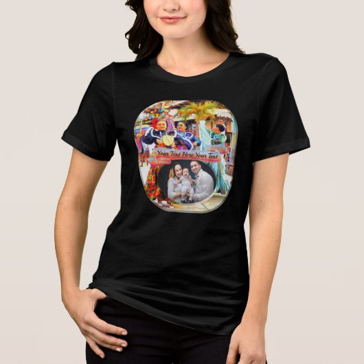 Family Ceviche Mexican Festival Dancers 2549 Tri-Blend Shirt (Voorkant)