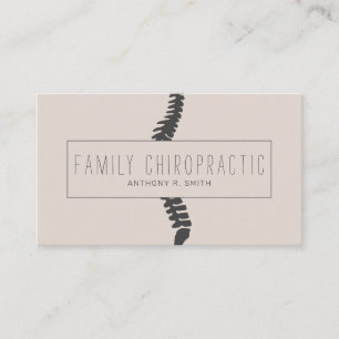 Family Chiropractic Chiropractor Visitekaartje