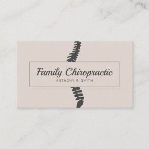 Family Chiropractic Chiropractor Visitekaartje