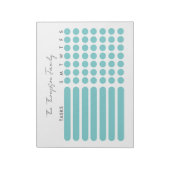 Family Chore Chart Command Center Kinder Planner Notitieblok (Linkerzijde)