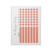 Family Chore Chart Command Center Kinder Planner Notitieblok (Linkerzijde)