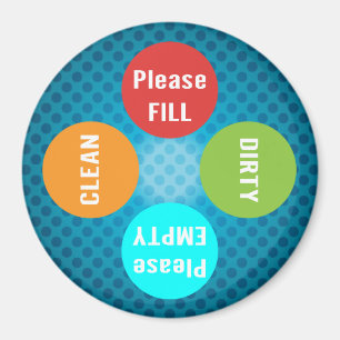 Family Chores Dishwasher Organizer Clean Dirty Magneet