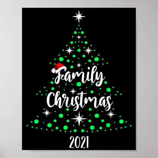 Family Christmas 2021  Poster (Voorkant)