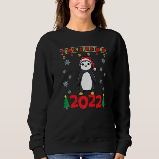 Family Christmas 2022 Funny Matching Xmas Lover Pr Trui (Voorkant)