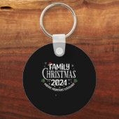 Family Christmas 2024 Holiday Matching Family Xmas Sleutelhanger (Voorkant)