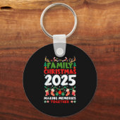 Family Christmas 2025 Matching Family Christmas Xm Sleutelhanger (Voorkant)