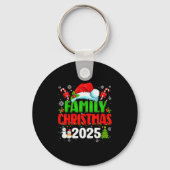 Family Christmas 2025 Matching Outfit Santa Squad  Sleutelhanger (Voorkant)
