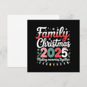 Family Christmas 2025 Matching Outfit Xmas Squad  Kaart (Voorkant / Achterkant)