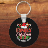 Family Christmas 2025 Matching Pajama Xmas Squad  Sleutelhanger (Voorkant)