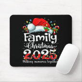 Family Christmas 2025 Matching Squad Santa Elf Fun Muismat (Met muis)