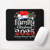 Family Christmas 2025 Matching Squad Santa Elf Fun Muismat (Met muis)