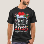 Family Christmas 2025 Matching Squad Santa Elf Fun T-shirt (Voorkant)