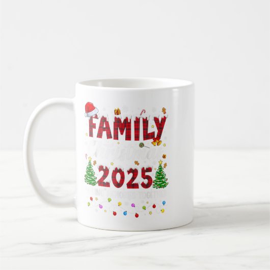 Family Christmas 2025 Matching Squad Santa Red Pla Koffiemok (Links)