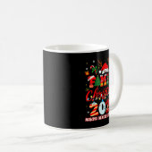 Family Christmas 2025 Ornament Santa Squad Pajamas Koffiemok (Voorkant rechts)