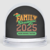 Family Christmas 2025  Sneeuwbol (Voorkant)