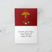 Family Christmas Card Bedankkaart (Binnen)