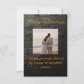 Family Christmas Card – Editable Design Bedankkaart (Voorkant)