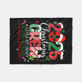 Family Christmas Crew 2025 Matching Outfit Xmas Sq Fleece Deken (Voorkant (Horizontaal))