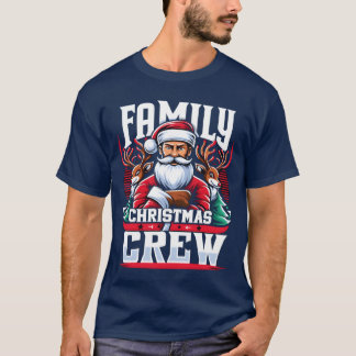 Family Christmas Crew friends T-shirt