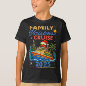 Family Christmas Cruise 2025 Matching Family Cruis T-shirt (Voorkant)