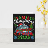 Family Christmas Cruise 2025 Xmas Matching Men Wom Kaart (Gele Bloem)